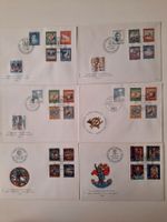 Pro Patria 1965-1969 5 FDC + 1 Brief