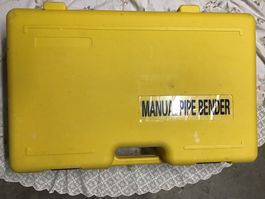 Manueller Rohrbieger, Set im Koffer,gebraucht,neuwertig