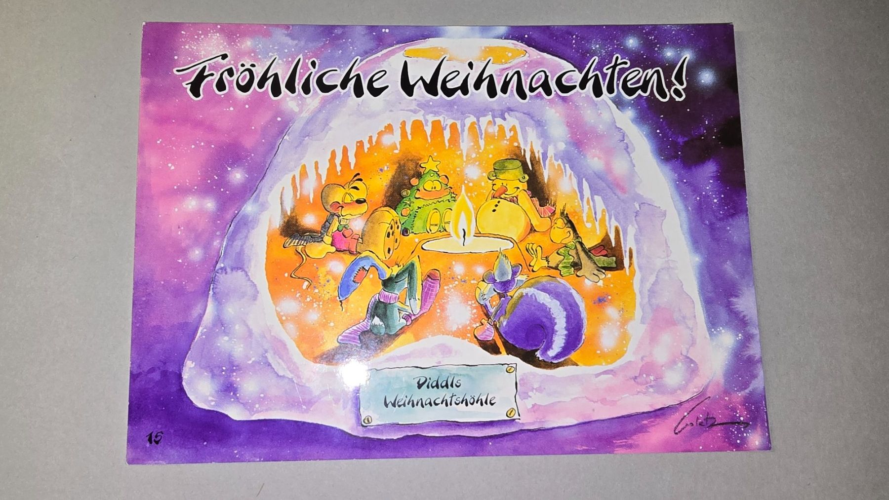 Karten: Diddl Weihnachtskarte 15b Rarität – Gebraucht aus wallisellen von funkelsternchen5