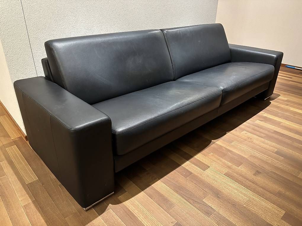 Sofas: Ledersofa schwarz – Gebraucht aus Schwyz von BenRei 1