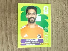 Panini FIFA World Cup 2026 Sticker Nawaf Alaqidi KSA 2