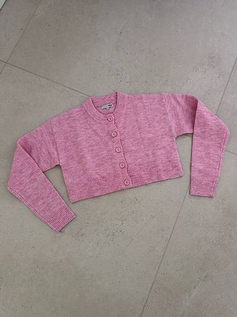 Strick Crop Cardigan Gr. XS NEU Pink