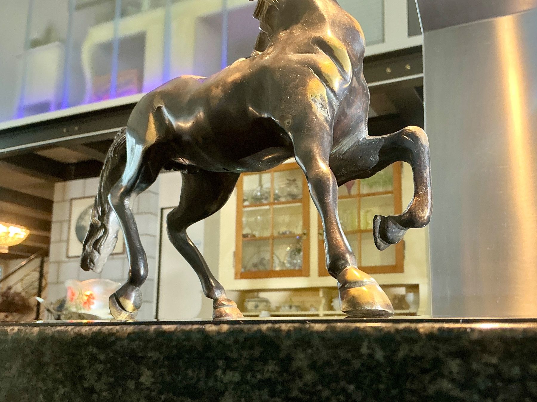 Sculture & Statue: VINTAGE SKULPTUR PFERD BRONZE, 2804 GR – Usato da Biglen venduto da Limarkt 4
