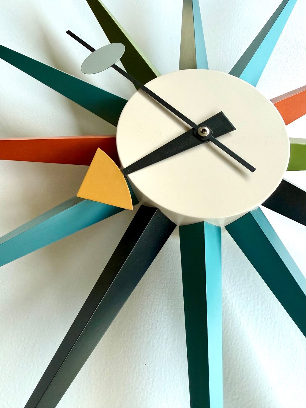 Orologi: Vitra Sunburst Uhr, George Nelson, Original 90er – Usato da Dietschwil venduto da adr_gs9w 1