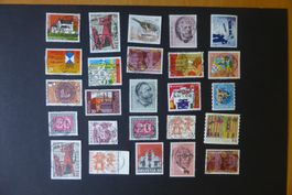 CH - Marken - Vollstempel - 25 Stück diverse