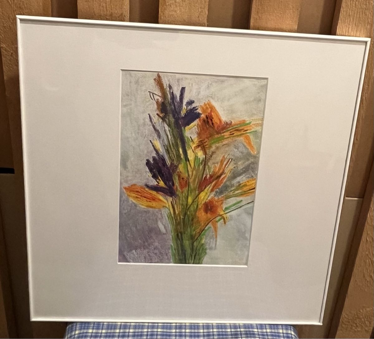 Tableaux: Tableau fleurs pastel cadre blanc format A4 – D'occasion à La Tour-de-Peilz par Pansy02 3
