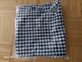 Schwarze-weisse  CUOCHHOSE Karohosen. Gr. XL