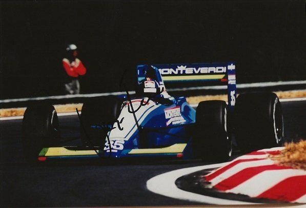 Autografi: Autogramm Gregor Foitek Hungaroring 1990 – Usato da Solothurn venduto da F1shop1