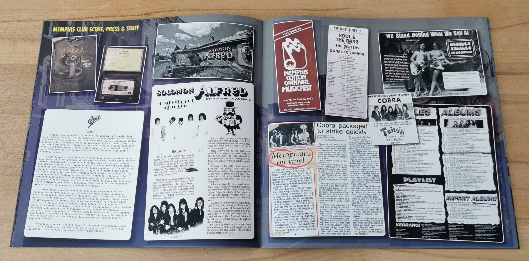 Schallplatten: COBRA: First strike 2-LP Remaster + Unreleased Demos KROKUS – Gebraucht aus Münchwilen TG von Swb 6