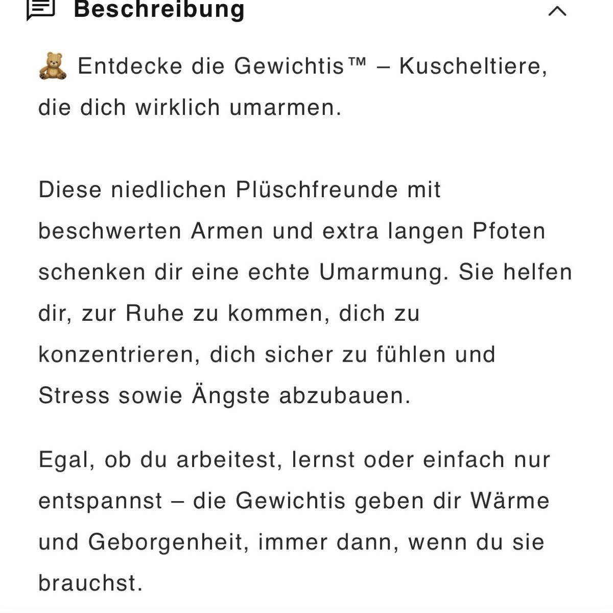 Giocattoli: Gewichtstier Panda 30 cm – Nuovo (secondo la descrizione) da Davos Dorf venduto da tati015 4