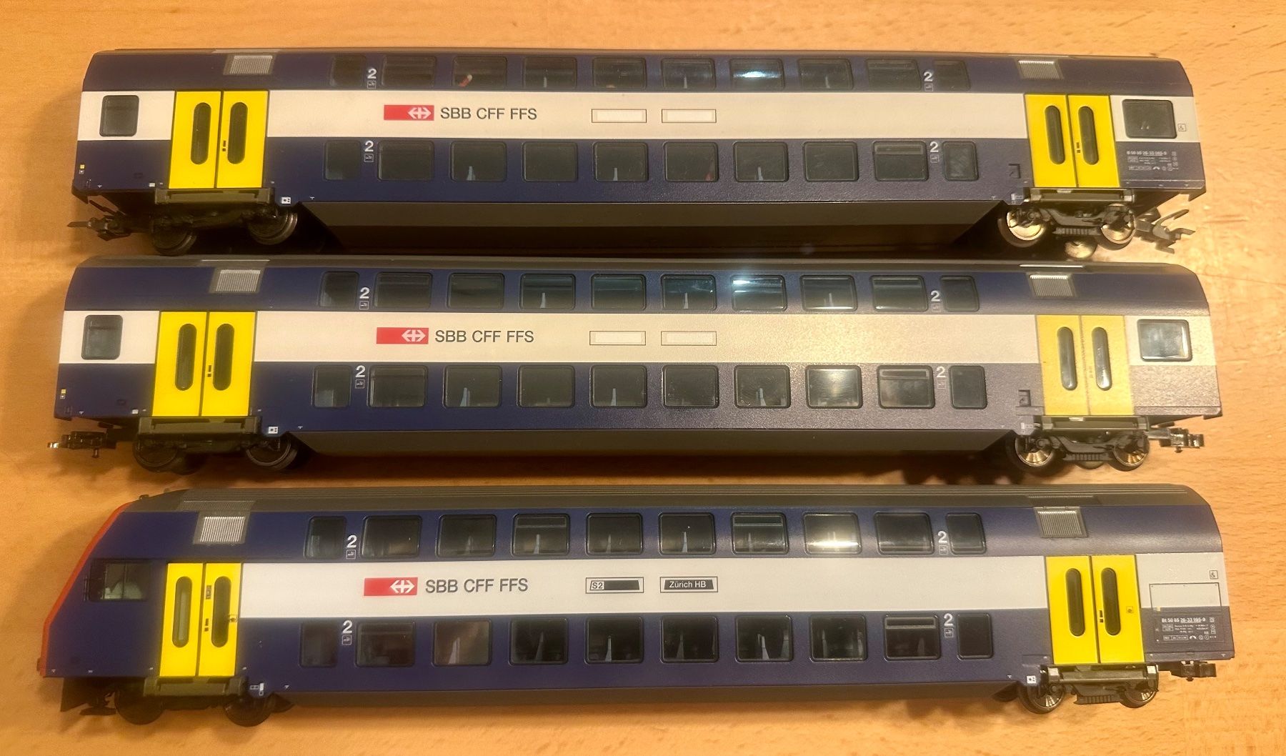 Fleischmann Trains électriques: Fleischmann SBB Doppelstockwagen H0 DC – D'occasion à Oftringen par ib.85 1