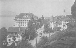 Hilterfingen um 1910 riproduzione