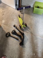 Micro Mini Scooter grün 3-mit Sitz und Griff gebraucht
