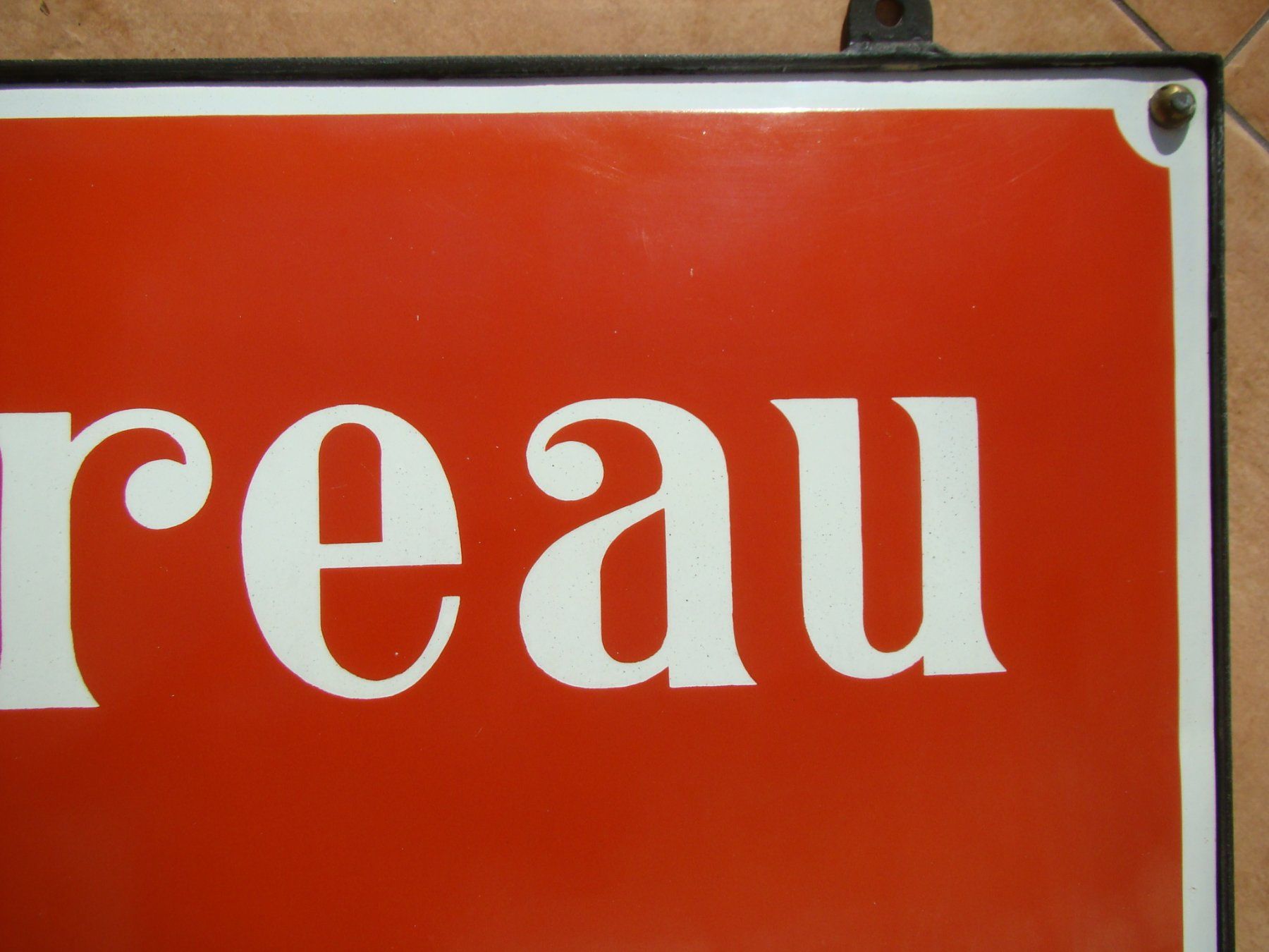 Insegne: Emailschild PTT Post Postbureau Riedern ( Kanton Glarus) alt – Usato da Walzenhausen venduto da Vanquish711 4
