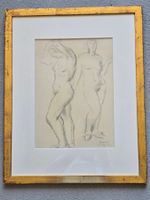 Aktzeichnung Wilhelm Gimmi, Bleistift, 1937, signiert u.r.