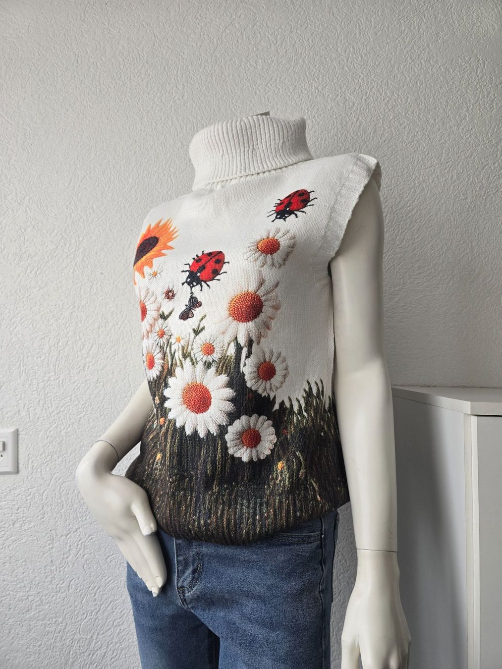 Tops: Pull sans màche col.roulé T-S – Neuf (Voir description) à Les Verrières par kitel79 4