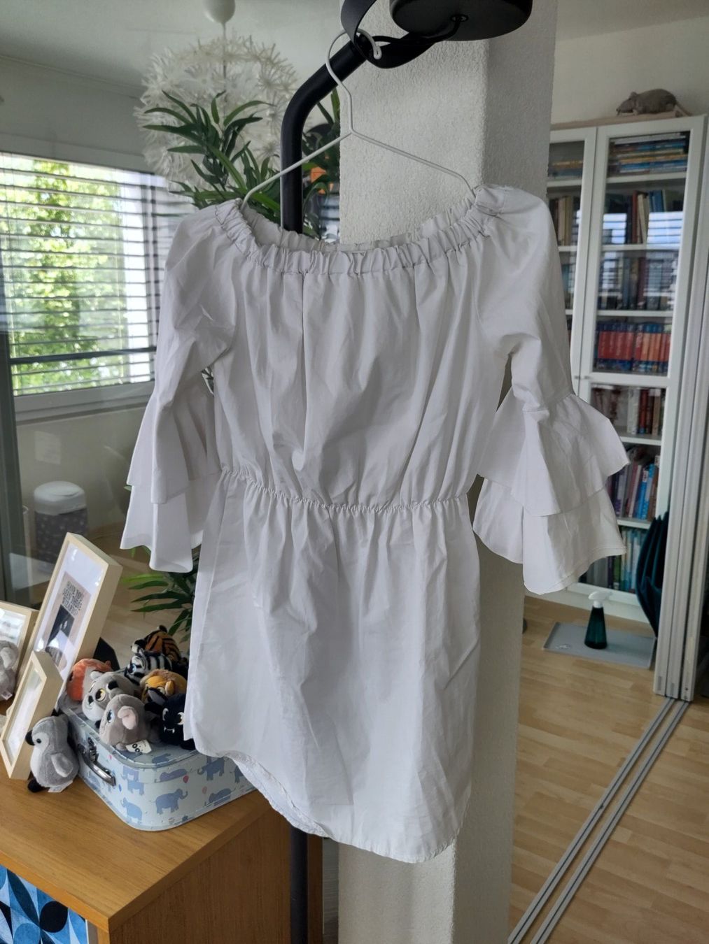 Zebra Vestiti: Weisses Kleid für Hochzeit Vorbereitung Fotoshooting Gr. XS – Usato da Zürich venduto da njerryrocky