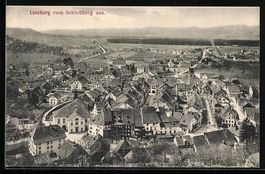 Lenzburg, Gesamtansicht vom Schlossberg 