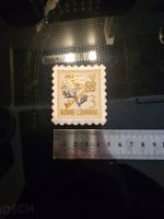 Aufnäher Briefmarke "Bonne Courage"