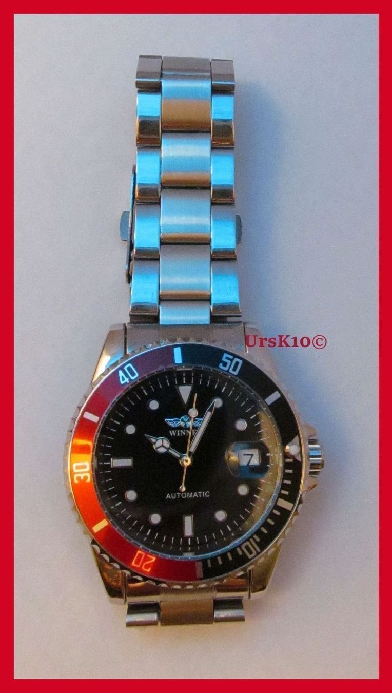 Orologi: NEUE sportlich-moderne Automatik Herrenuhr – Nuovo e nell'imballaggio originale da St. Margarethen TG venduto da ursk10 5