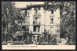 Lausanne, Villa Simond, Les Charmettes