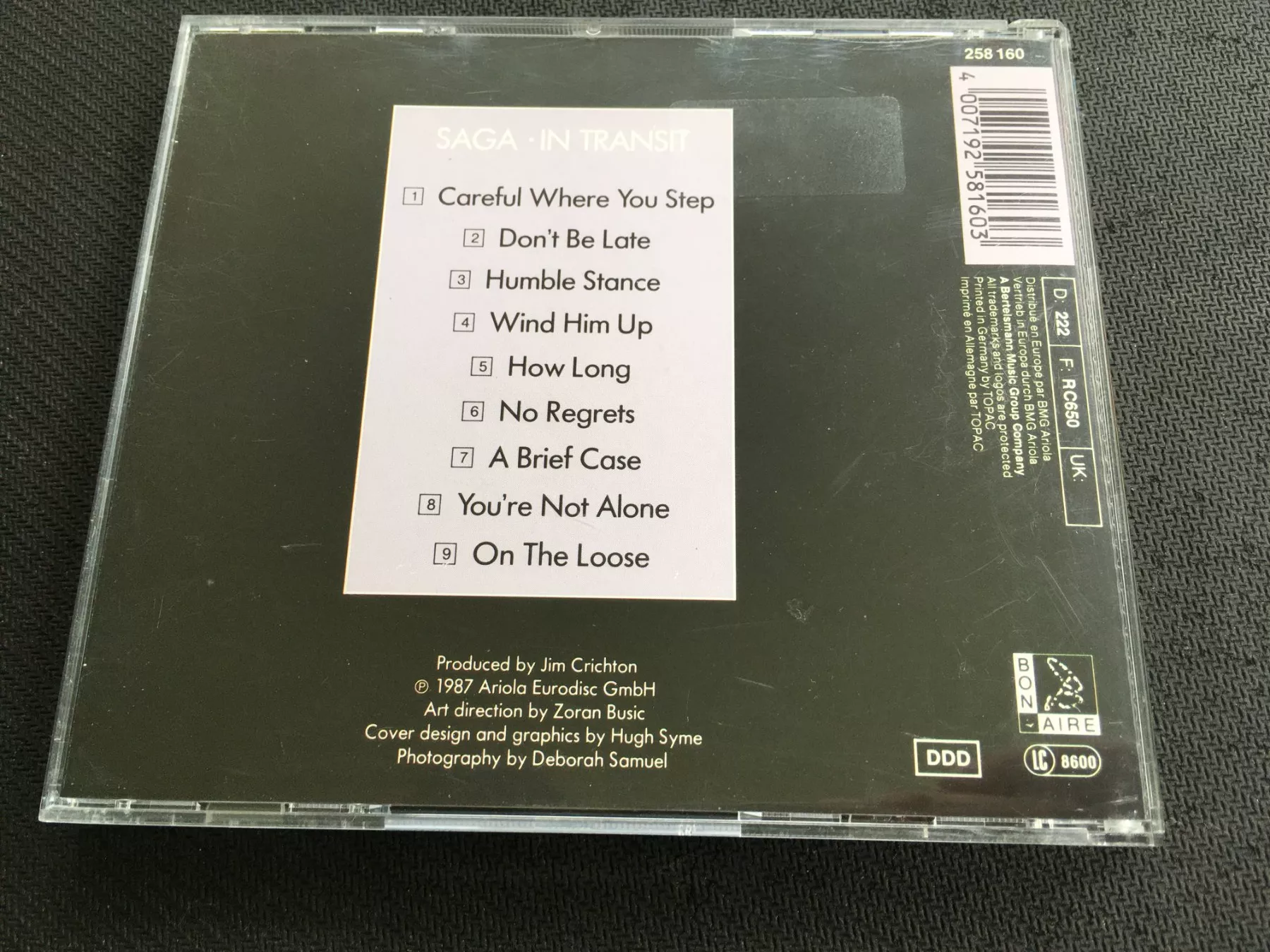 CD: Saga - In Transit -CD- – Usato da St.Gallen venduto da MedienJoe 2