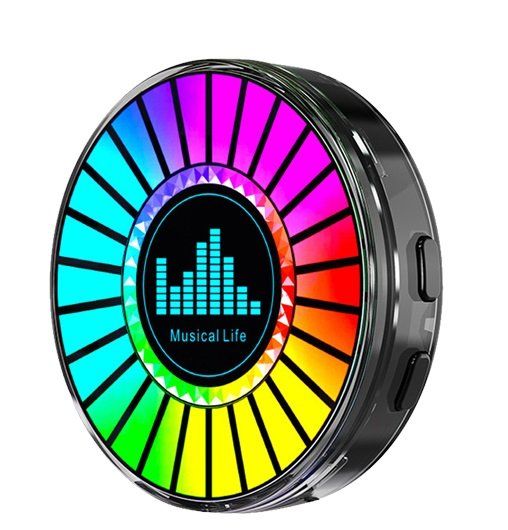 Walmeck RGB Sound Control Lichter - 32 LED Mit Musiksteuerung Für Auto & Zimmer
