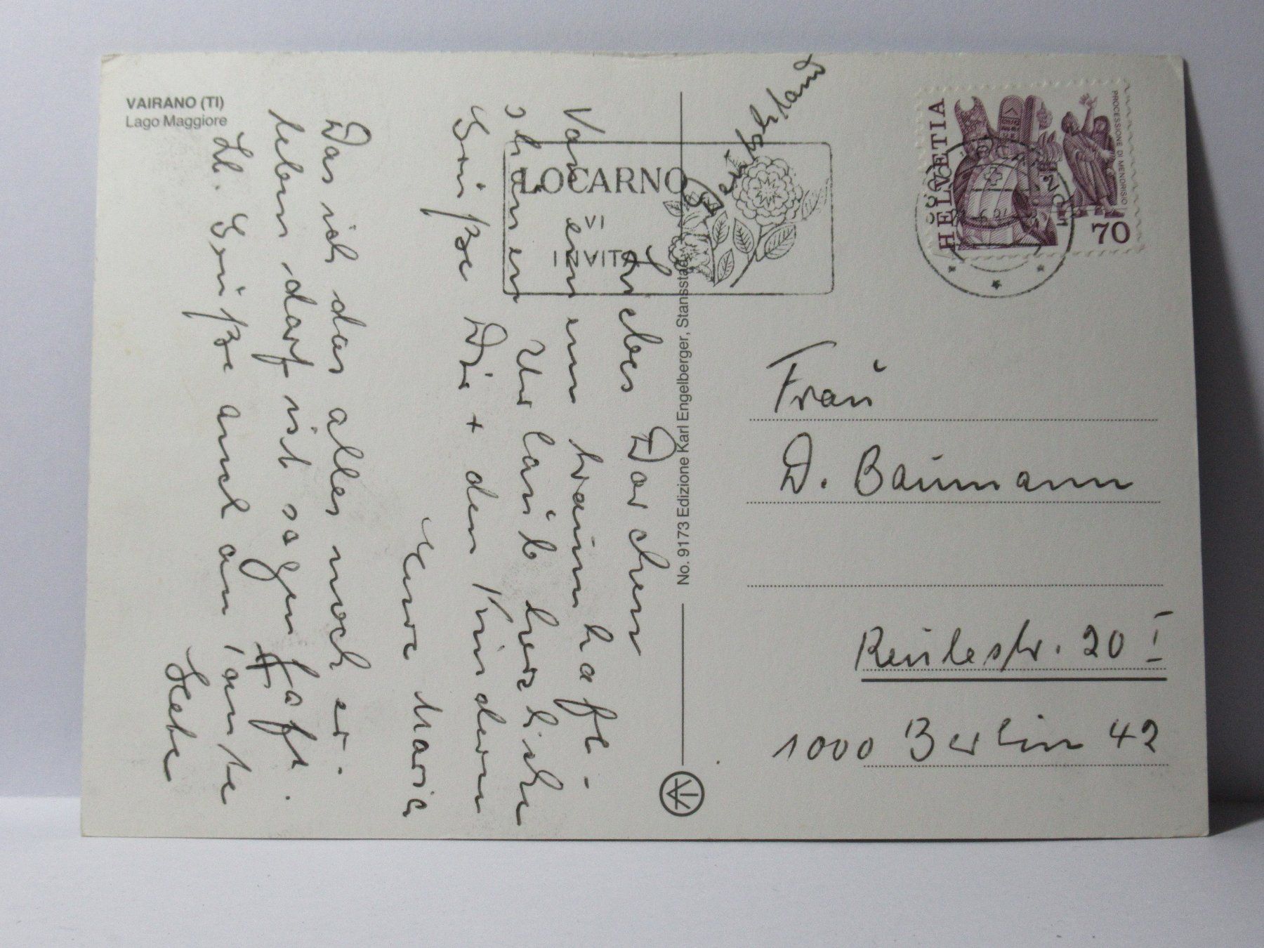 Cartoline postali: Vairano 1984 – Usato da Grenchen venduto da Bluemchen1900 1