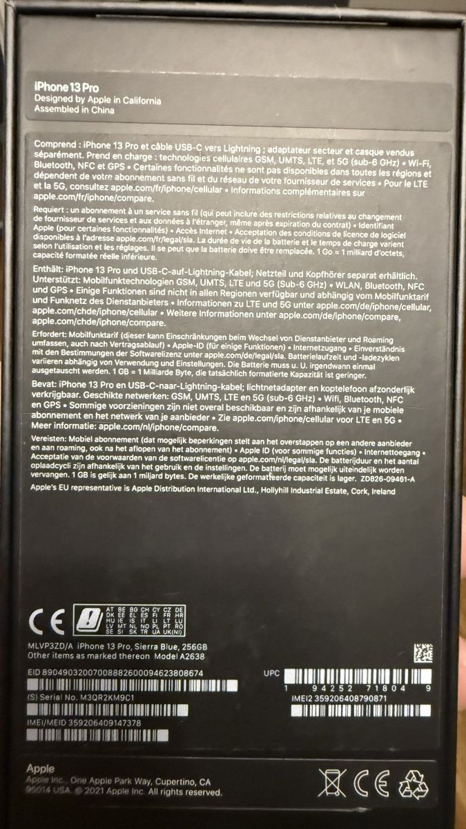 Apple Handys / Smartphones: iPhone 16 Pro - 256GB – Gebraucht aus Langenthal von McQUEEN01 4