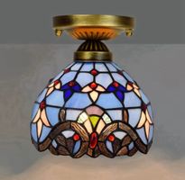 Plafonnier en vitrail – Mosaïque Style  Antique Europe