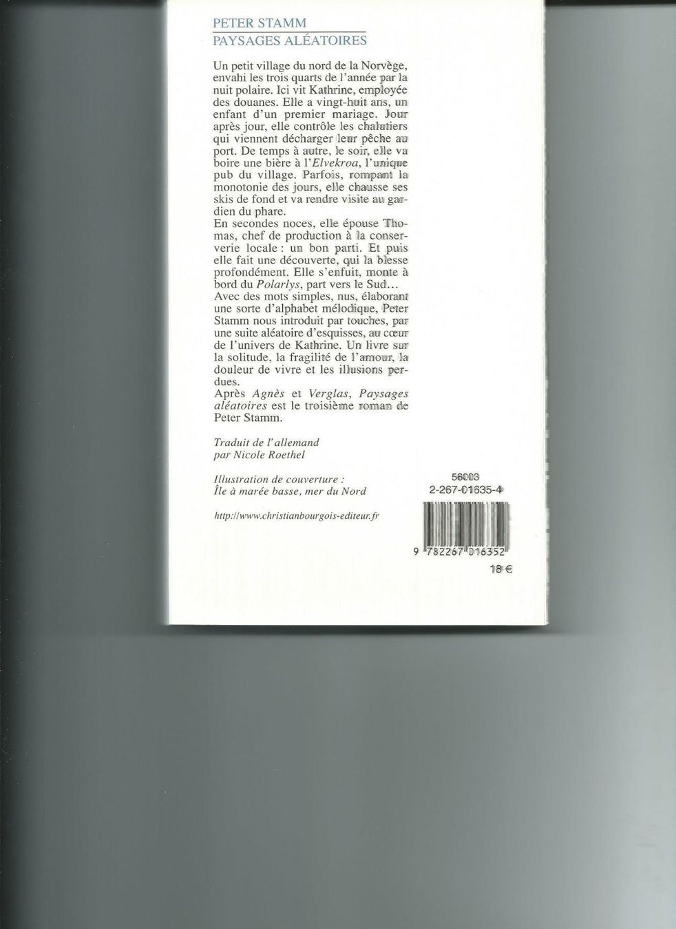 Libri: Paysages aléatoires de Peter Stamm – Nuovo (secondo la descrizione) da Yverdon-les-Bains venduto da Monique6 1