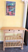 IKEA FÖRHÖJA Servierwagen Küchenwagen Birke 100×43×90 cm