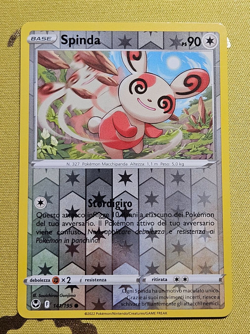 Pokémon Carte collezionabili: Silver Tempest - Spinda 141/195 IT – Usato da Bellinzona venduto da Pokemarco