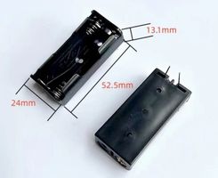 2xAAA 1.5V Batterie Halter