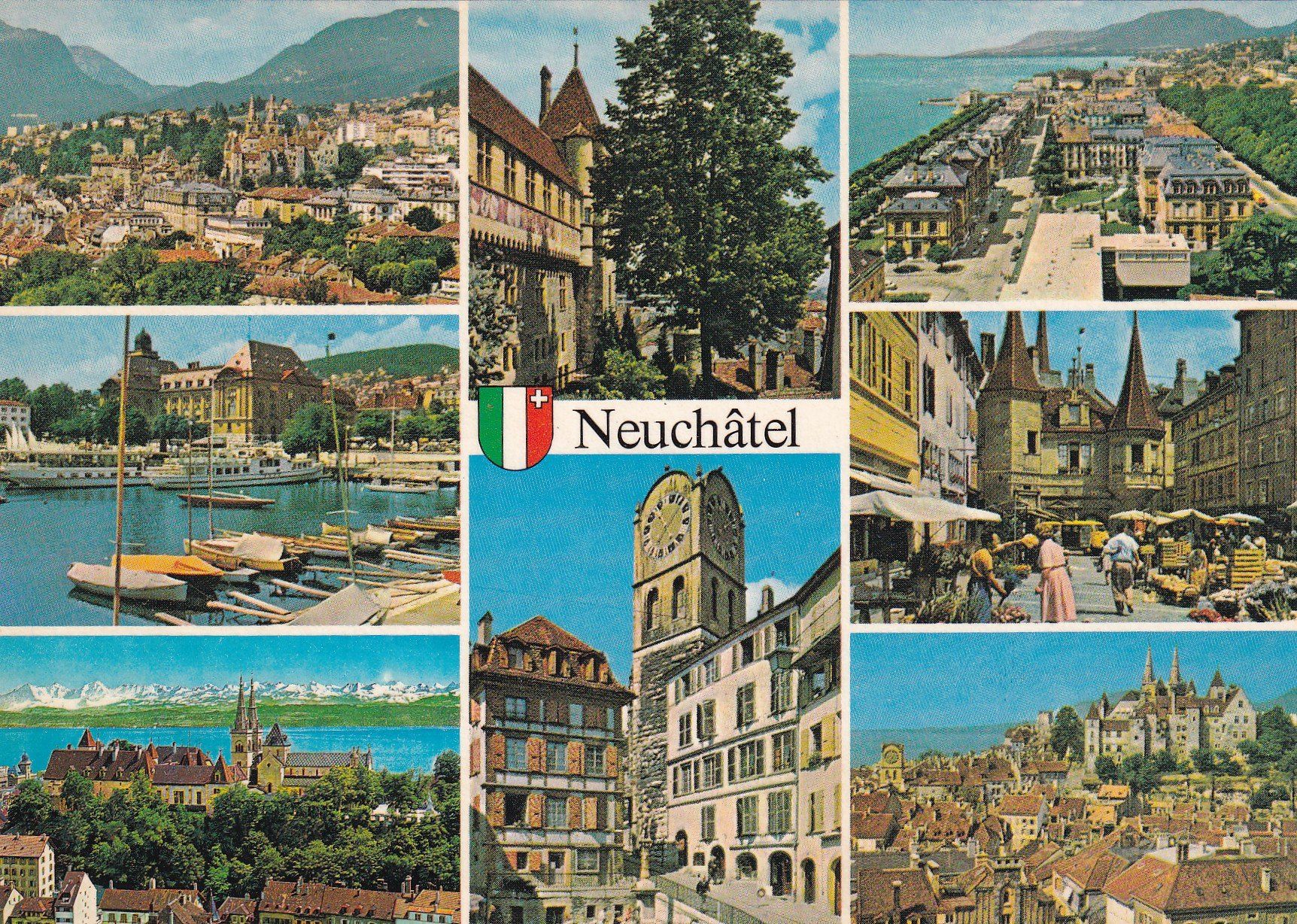 Cartoline postali: Neuchâtel Multivues – Usato da Cormoret venduto da Pascalll2001