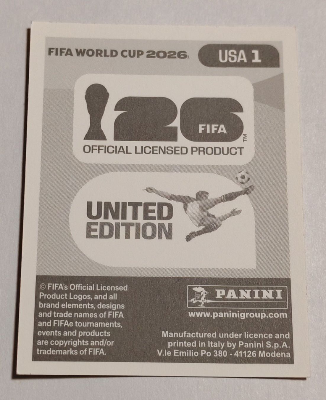 Panini Cartes à collectionner: Wappen USA - USA 1 – Neuf (Voir description) à Rietheim par Squaley 1