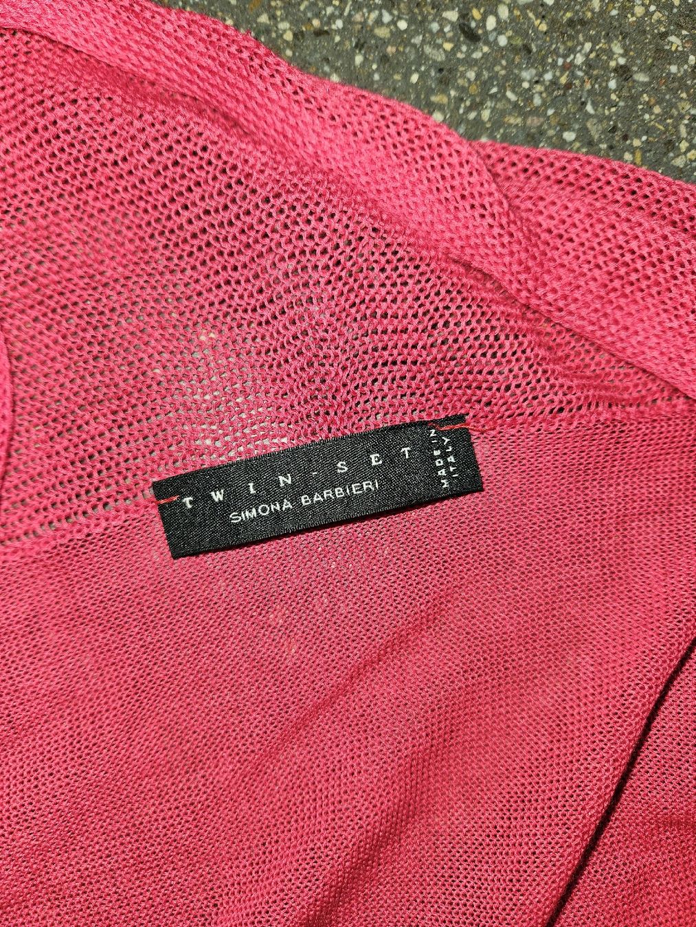 Bolero: Twin Set Sommer Strickjacke, Grösse S Pink – Usato da Anwil venduto da tamoos 3