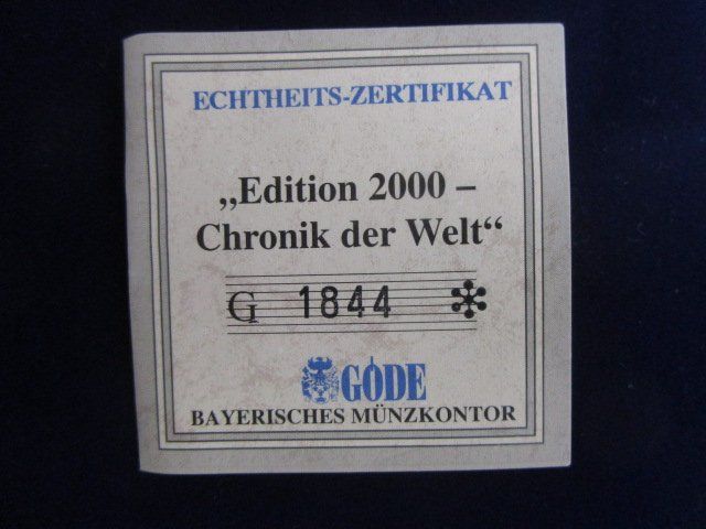 Medaglie: Chronik der Welt - Entdeckung Amerika PP – Nuovo e nell'imballaggio originale da Luzern venduto da Horoskop1 2