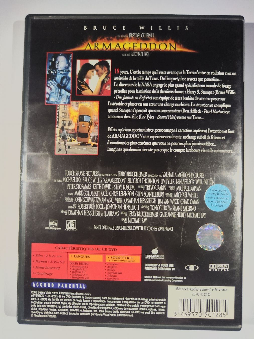 Tutti i DVDs: DVD - Armageddon – Usato da Commugny venduto da Teksen 1