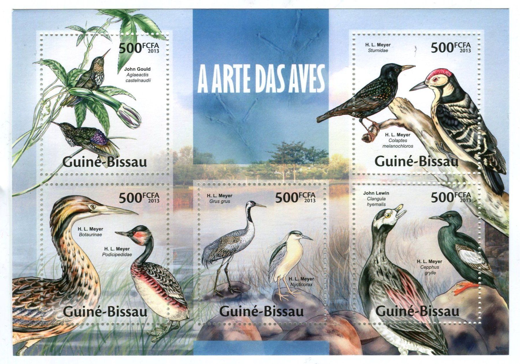 Alle Briefmarken: Block "Vögel". Guinea-Bissau – Neu und originalverpackt aus Basel von Butsch5