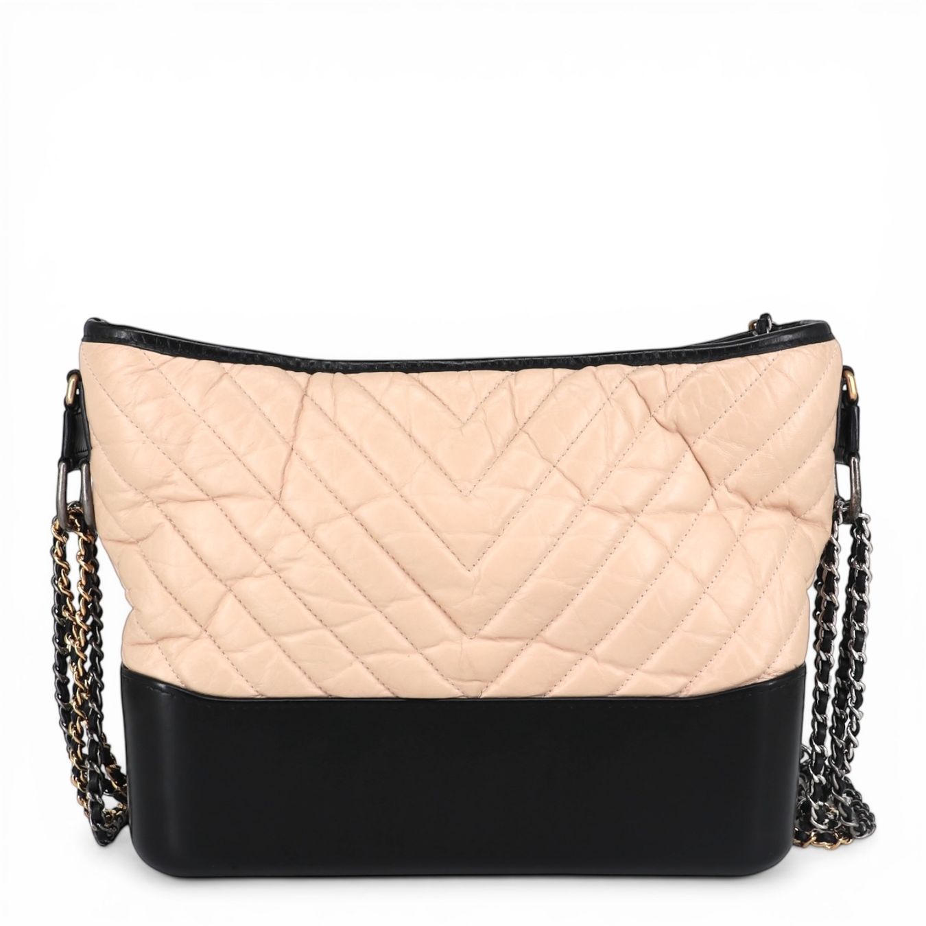 Chanel Borse da donna: Chanel Gabrielle large beige/schwarz – Usato da Binningen venduto da Designerlabels 3