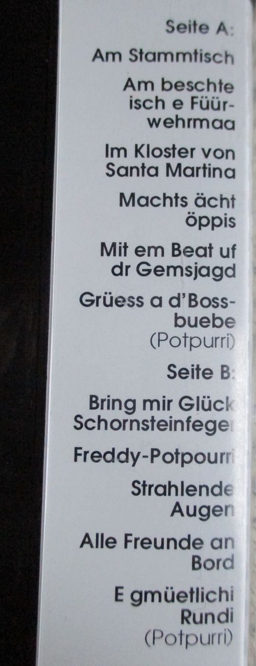 Kompaktkassetten: Eiger, Mönch und Löschzugchörli MC – Neu (gemäss Beschreibung) aus Flumenthal von novbra 1