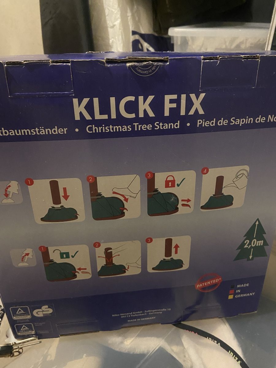 Christbaumständer: KLICK FIX Christbaumständer – Neu (gemäss Beschreibung) aus Zürich von Honeymoon_ 1