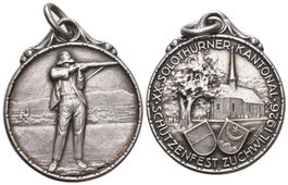 1926 Schützenmedaille Zuchwil