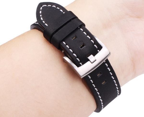 Uhrband Uhrenarmband 24 Cm Uhrenarmband Echt Hai Braun 20/18mm, 22