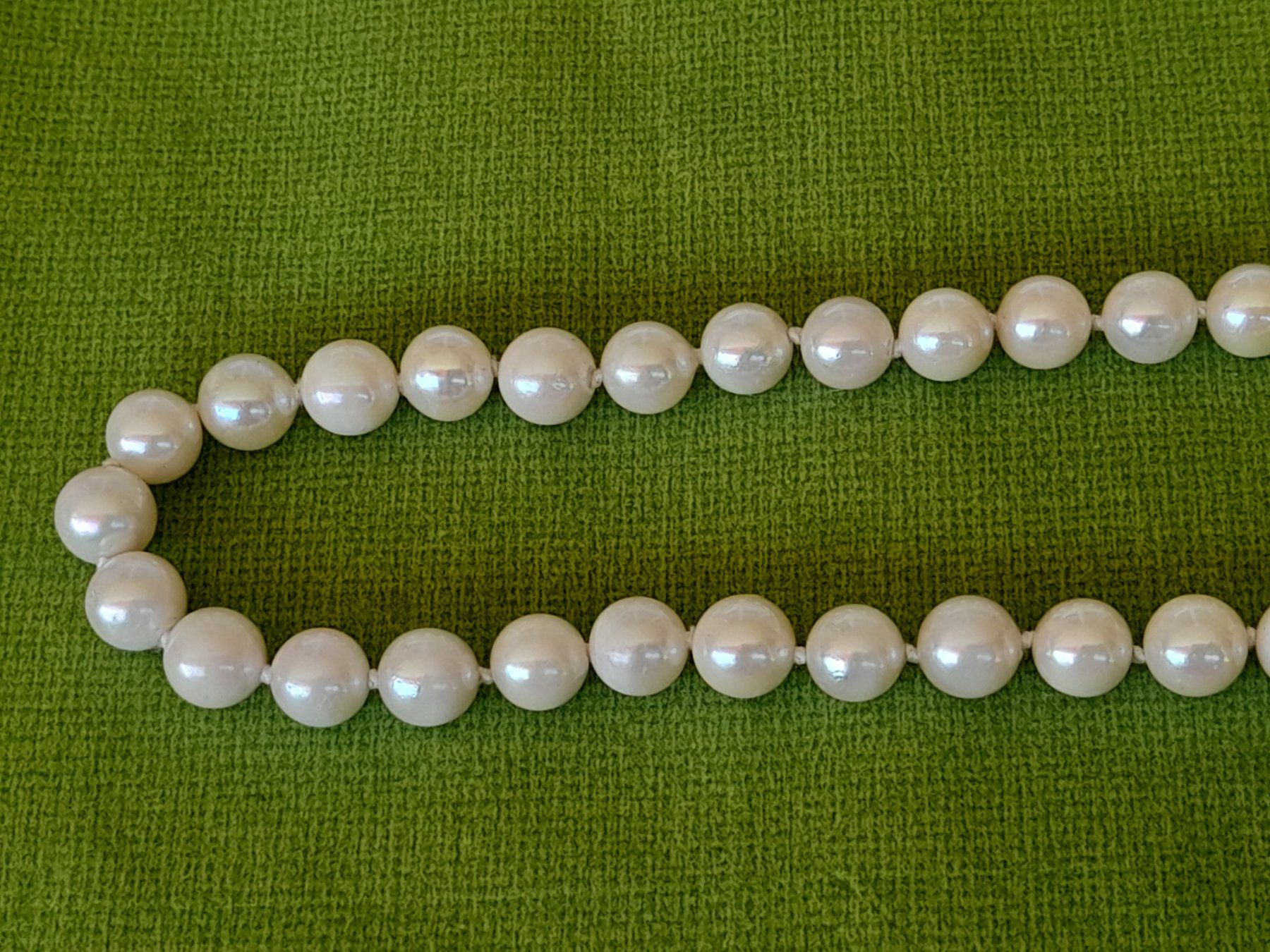 Catenine: Perlenkette mit Goldverschluss 14 K – Usato da Aeschi b.Spiez venduto da 52__yhr6 5