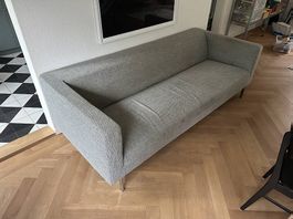 Sofa Stoffbezug Grau