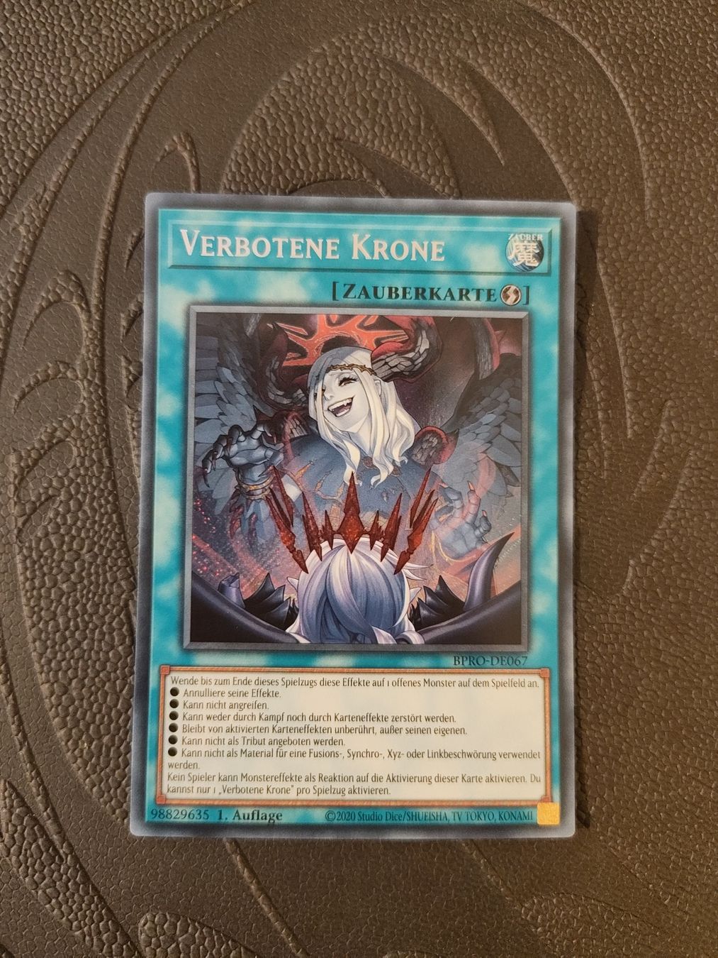 Yugioh Cartes à collectionner: Verbotene Krone - BPRO-DE067 – Neuf (Voir description) à Kriens par Miro1337