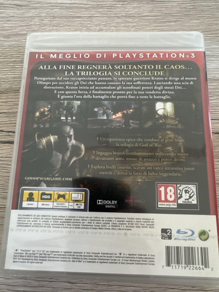 Giochi: God of War Essentials PS3 NEU SEALED – Nuovo e nell'imballaggio originale da Courrendlin venduto da jay_lkn6 1