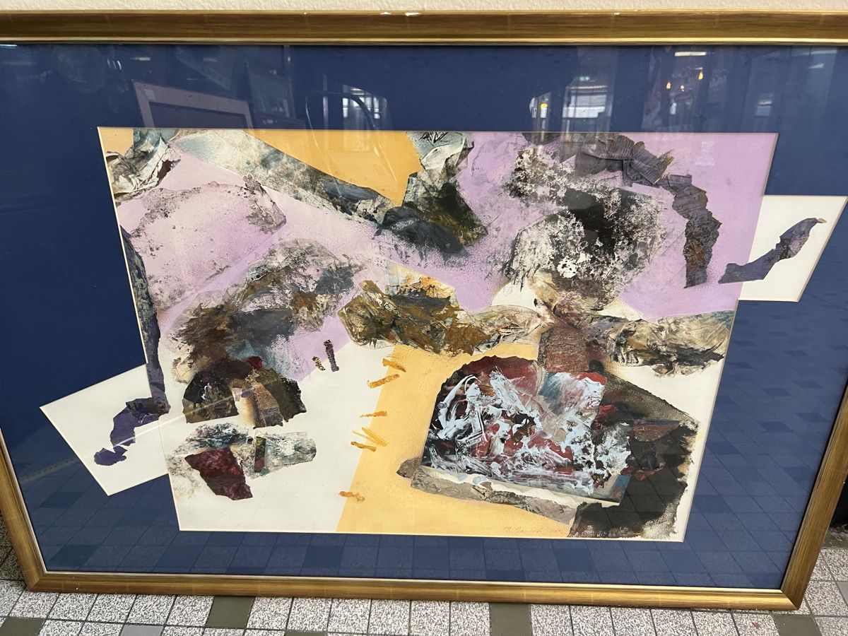 Tableaux: Tableau abstrait encadré, signé et daté 02 – D'occasion à Genève par Qanil77 1